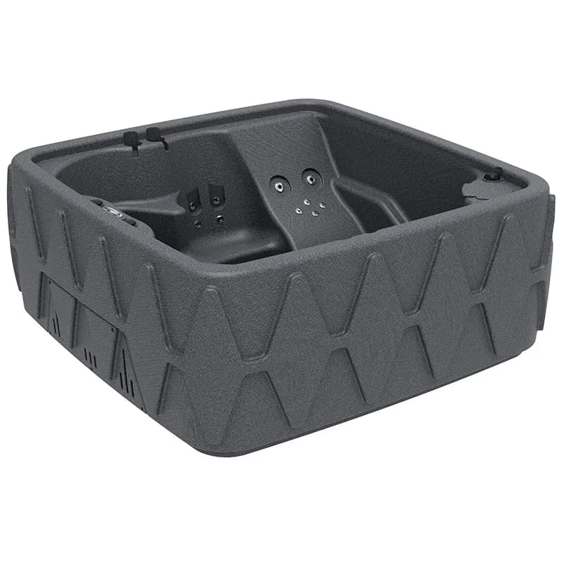 AquaRest AR500 five-person hot tub in Graystone, side view