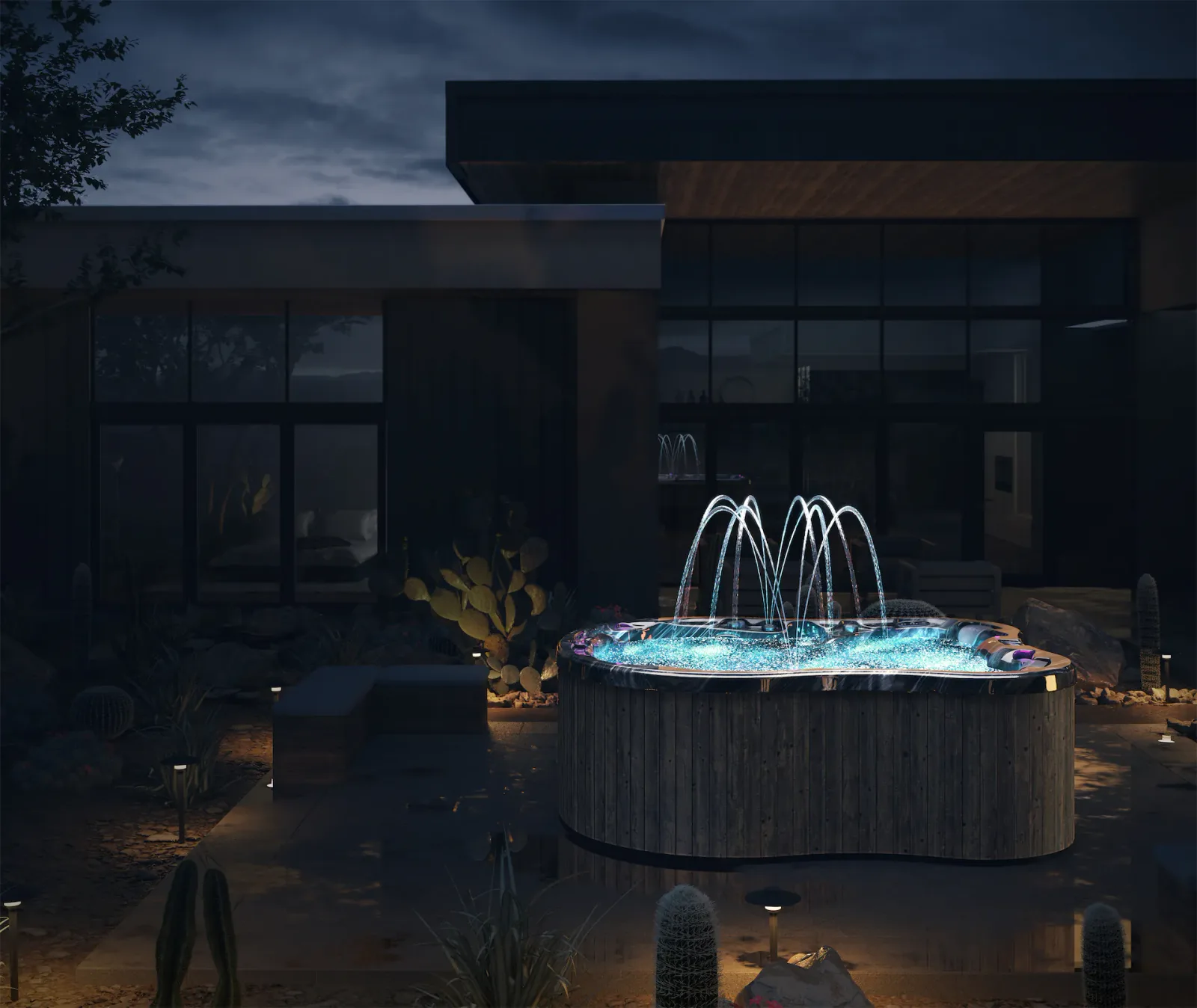 Dimension One Amore Bay hot tub
