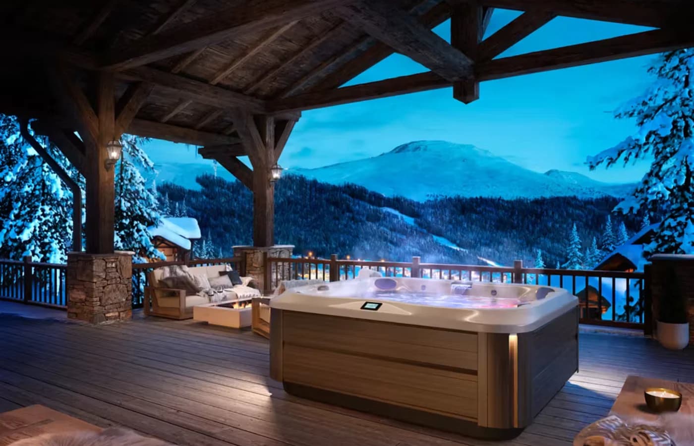Jacuzzi hot tub hero image