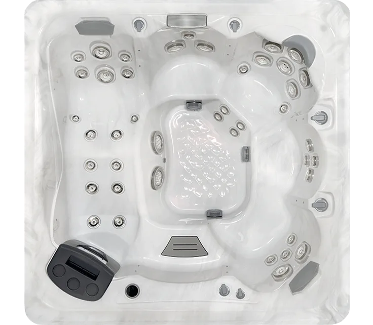 Overhead seating layout view of the Master Spas Twilight TS 8.2