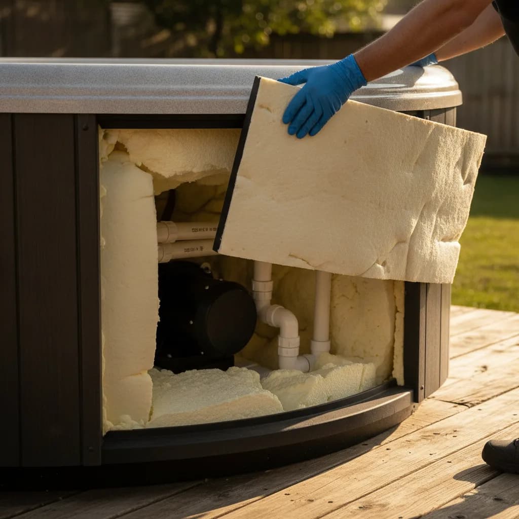 Hot Tub Insulation: Full Foam vs Thermal Wrap vs Rotomolded