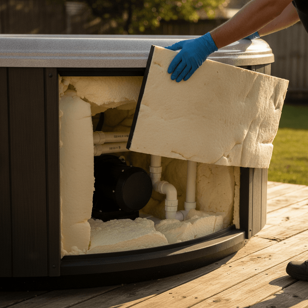 Hot Tub Insulation: Full Foam vs Thermal Wrap vs Rotomolded