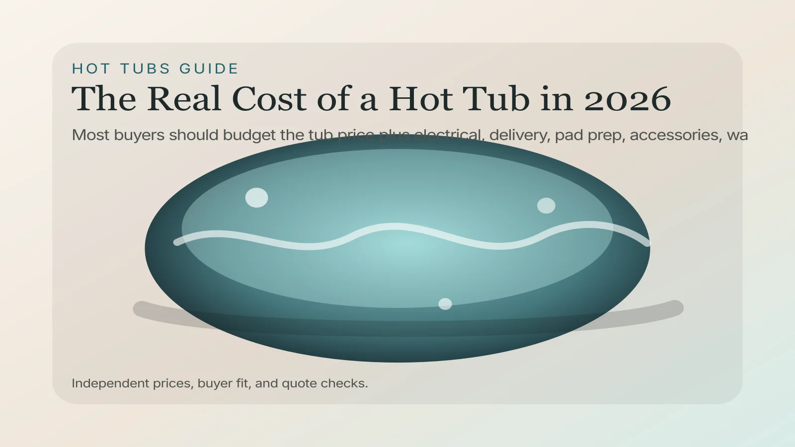 The Real Cost of a Hot Tub in 2026